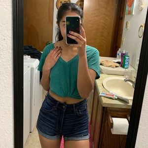 American Eagle Super High Rise Shorts